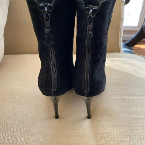 Stuart Weitzman black suede booties - Picture 2 of 5